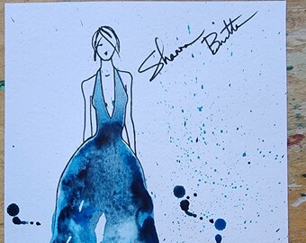 Watercolor Fashion Gowns - Created by Shanna Britta