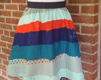 The Ephemera Striped Skirt - Custom Made by Shanna Britta