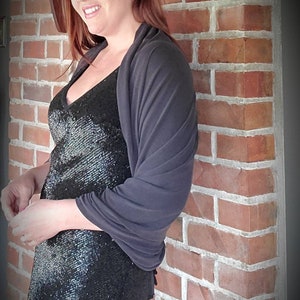 Infinity Shawl Scarf made in silky Cupro Jersey Knit - custom made by Shanna Britta