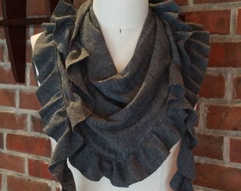 Ruffle Bandana Scarf - made by Shanna Britta