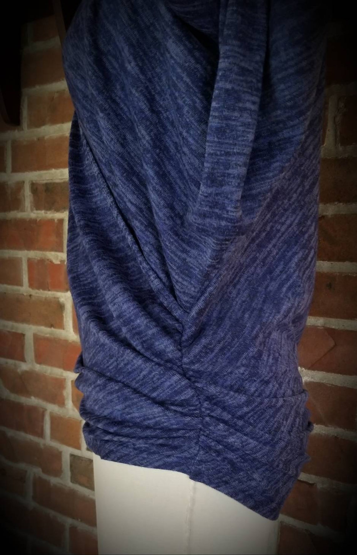 Ribbed Criss Cross Skinny Sweater