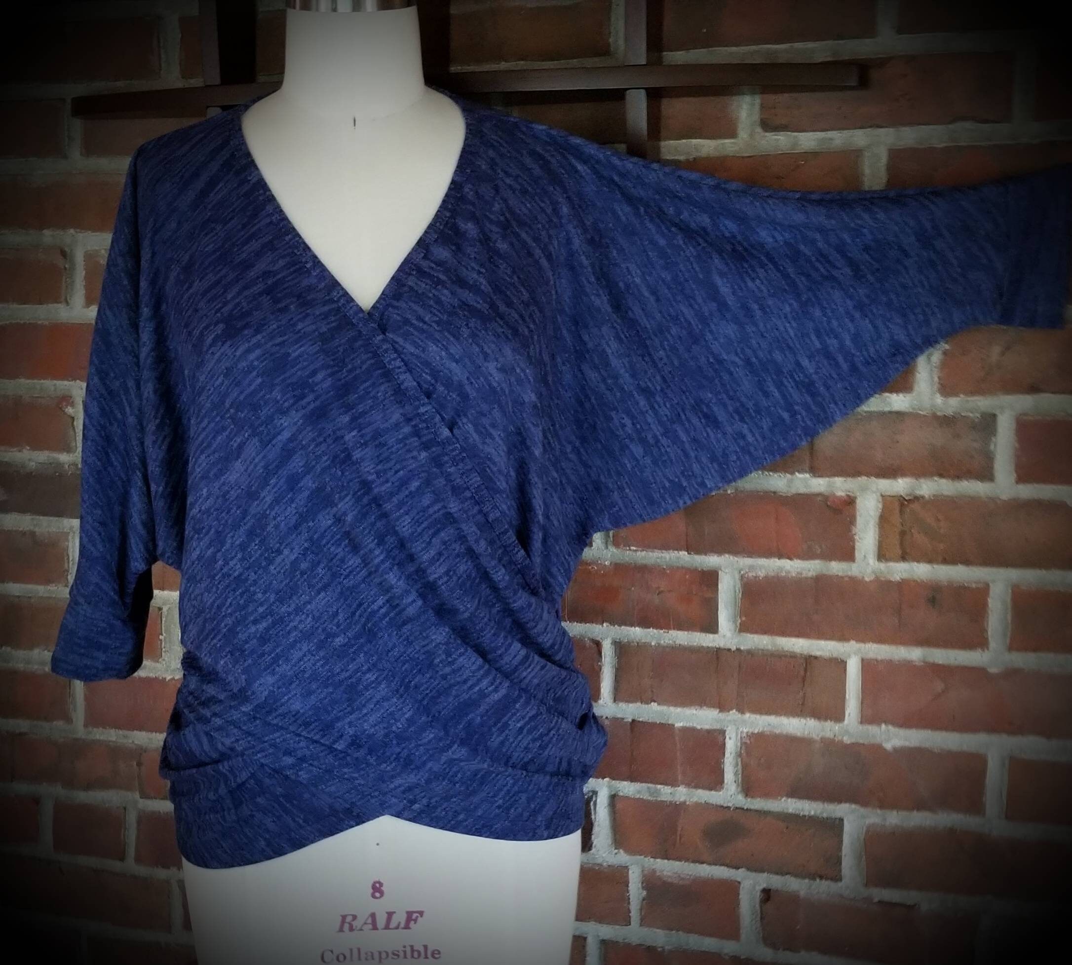 Criss Cross Sweater in Rayon Sweater Knit Custom Made by Shanna Britta ...