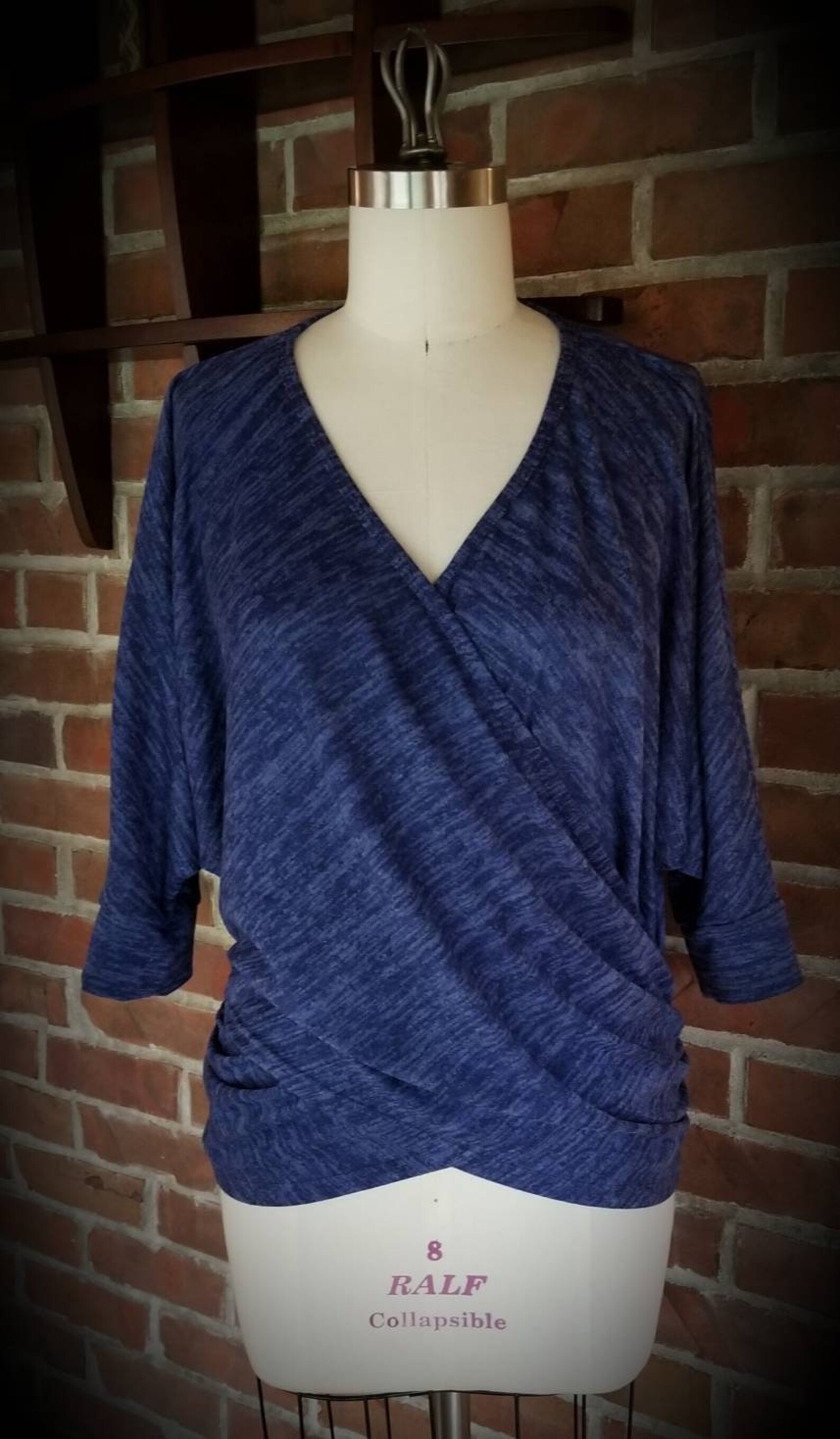 Criss Cross Sweater in Rayon Sweater Knit Custom Made by Shanna Britta ...