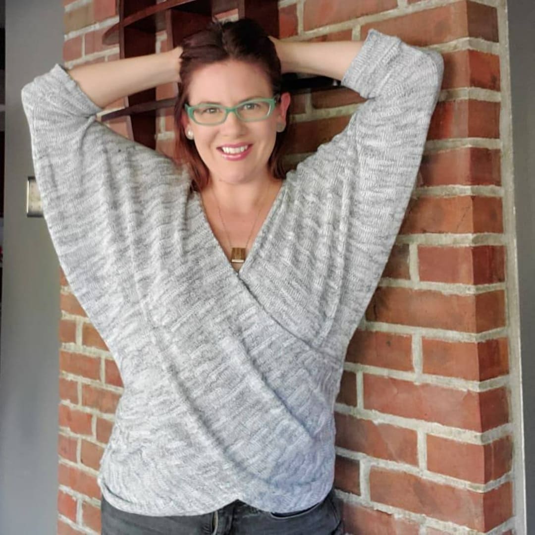Criss Cross Sweater in Rayon Sweater Knit - Custom Made by Shanna ...