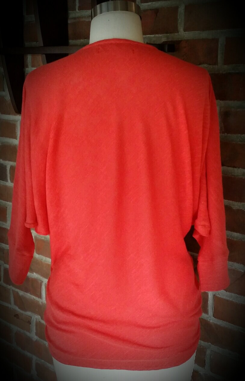 Criss Cross Sweater with Hand Stitched Wool Flowers - Custom made by ...