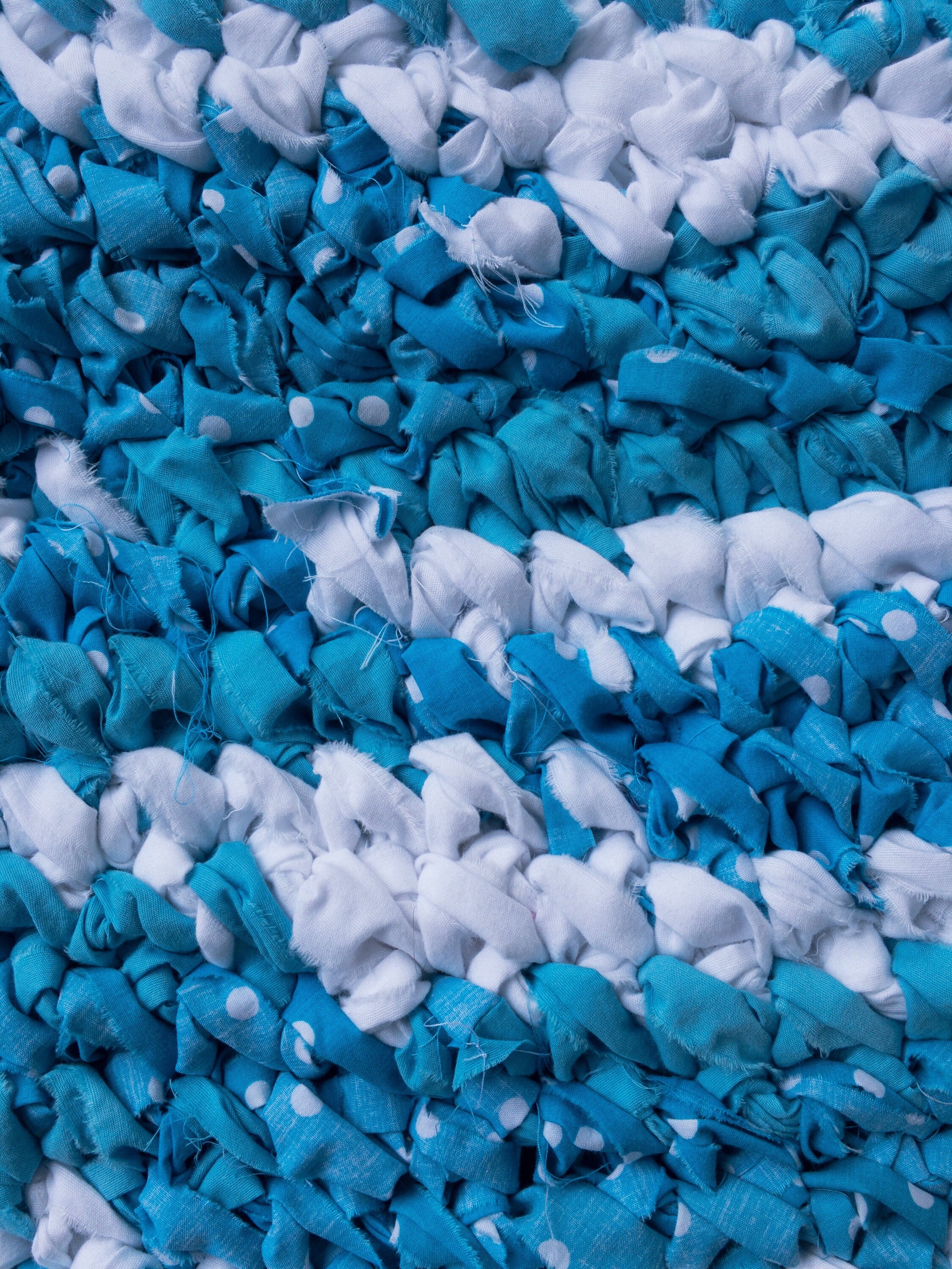 36x 24 White and Blue Boy's Nursery Rug Hand Etsy