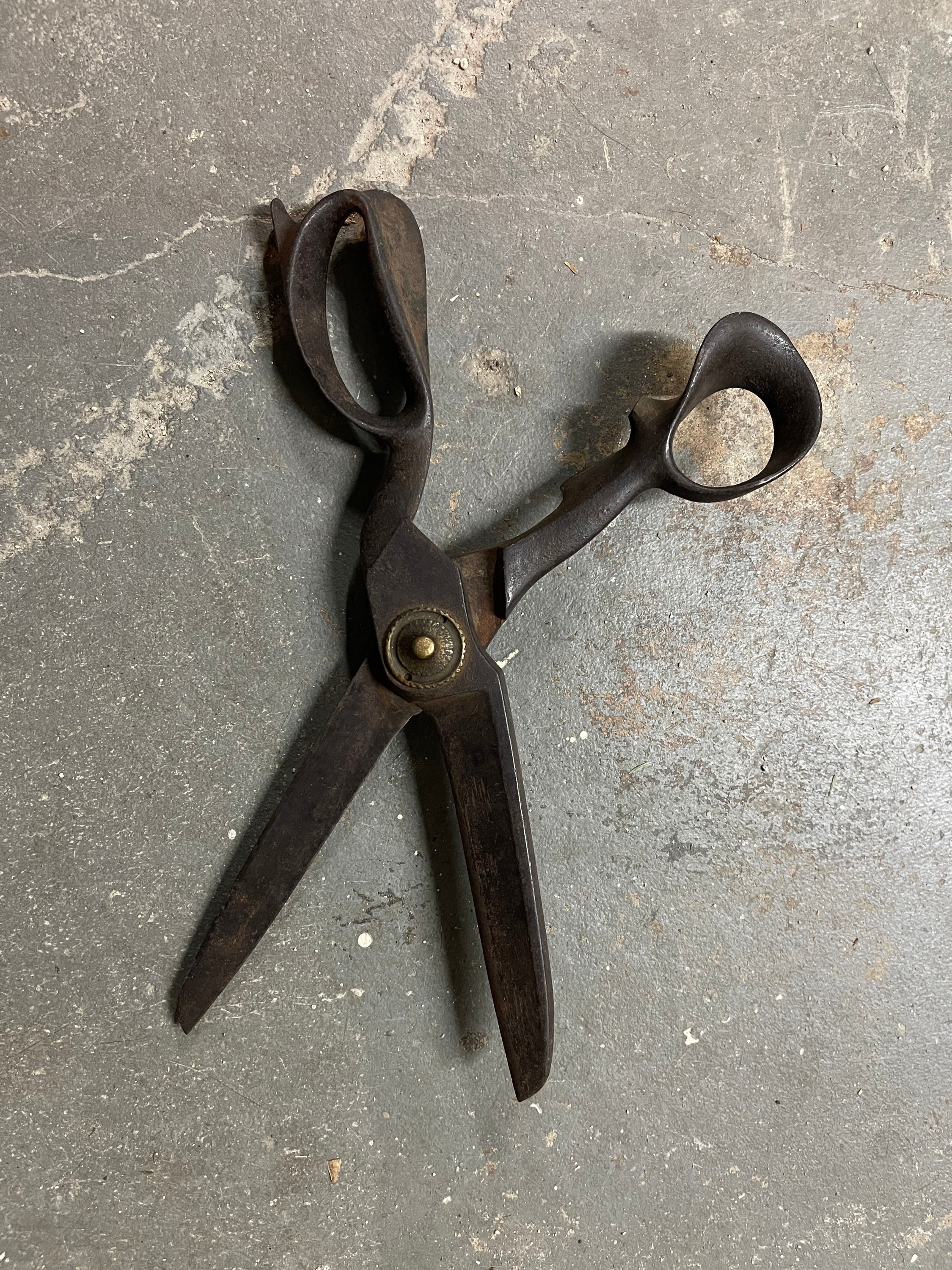 Antique Scissors Blacksmith Made Tinsmithing Scissors - Etsy