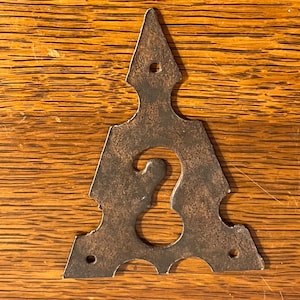 Antique escutcheon door lock cover 18th Century