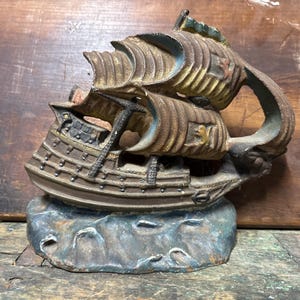 Albany Foundry Columbus Ship Doorstop #167