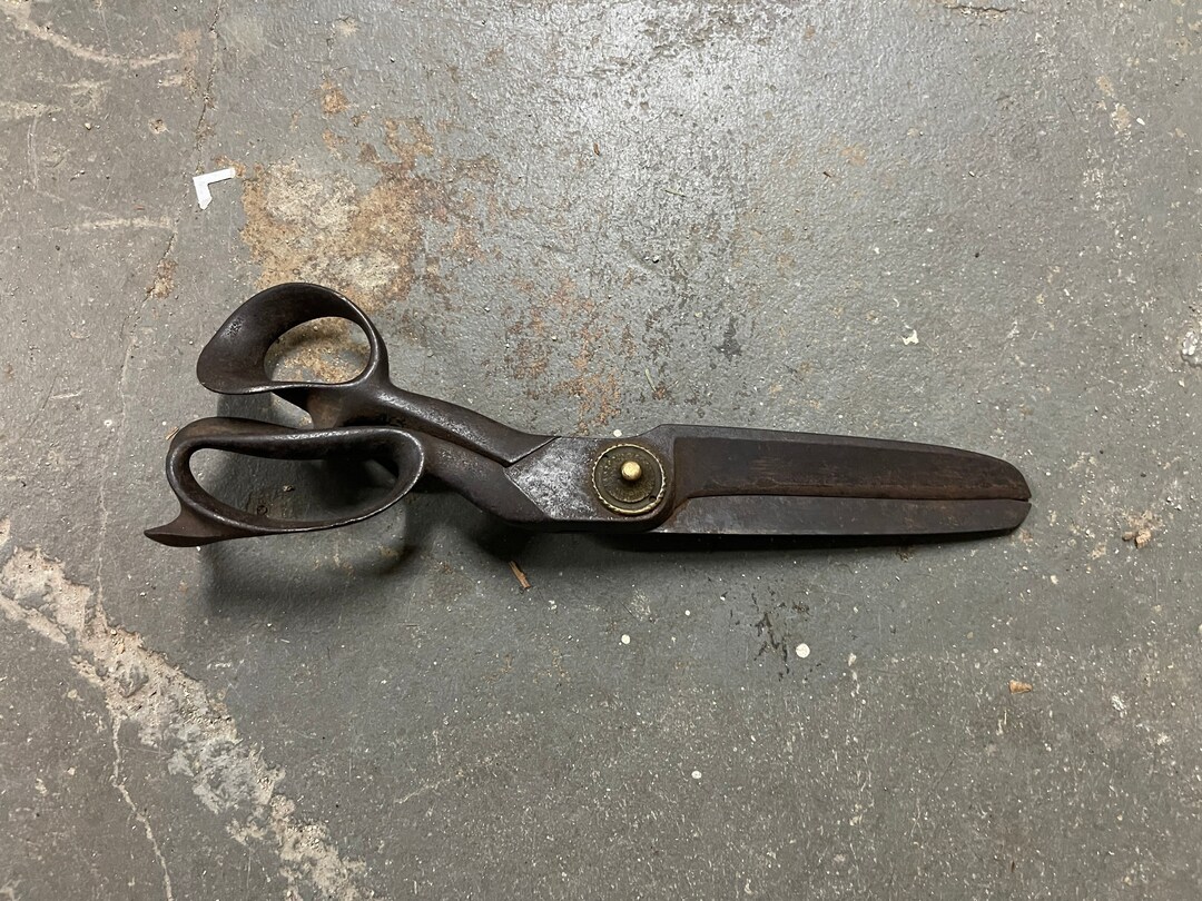Antique Scissors Blacksmith Made Tinsmithing Scissors - Etsy