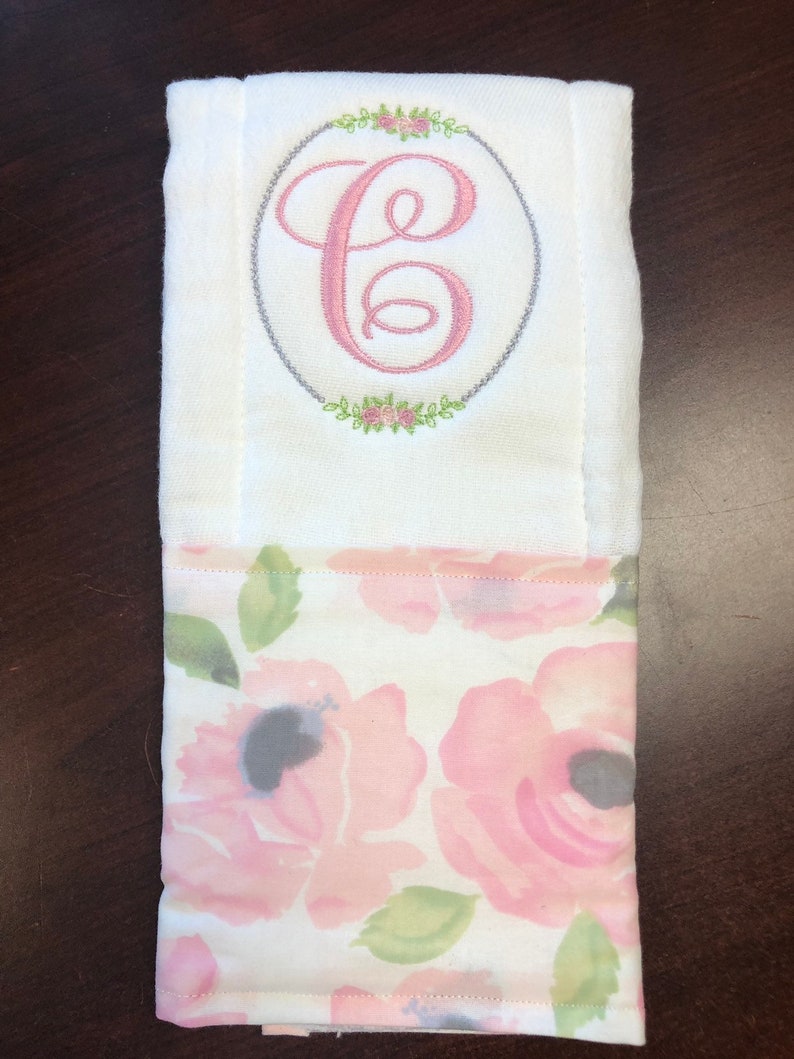 Baby Burp Cloth Burp Cloths Embroidered Burp Cloths Etsy