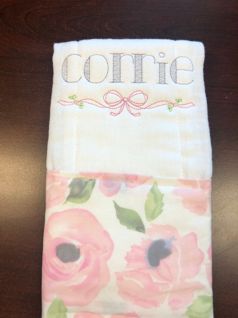 Baby Burp Cloth Burp Cloths Embroidered Burp Cloths Etsy