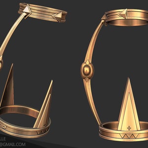 Astrologian Welkin Attire Gauntlet Cosplay Prop 3D Model