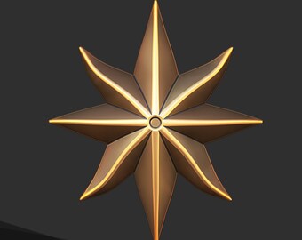 Astrologian Welkin Attire Small Accessories Cosplay Prop 3D Model