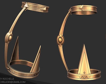 Astrologian Welkin Attire Gauntlet Cosplay Prop 3D Model