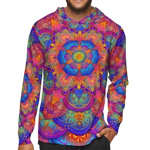 Psychedelic Mandala Sun Hoodie