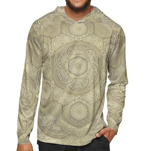 Dust Mandala Sun Hoodie - Sacred Geometry Hoodie