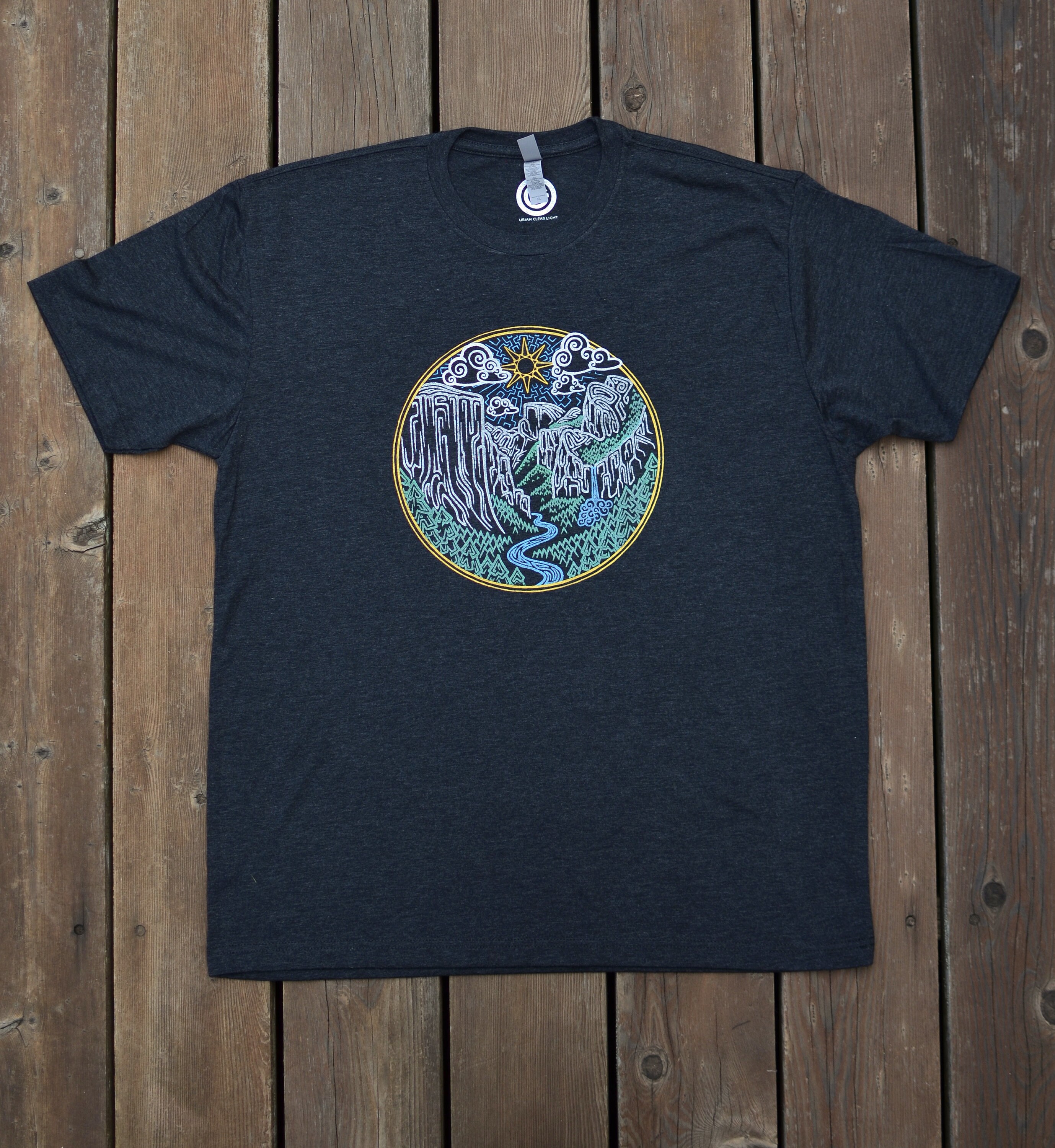 Yosemite T Shirt Nature Shirt Mens Black Shirt Camping T Etsy
