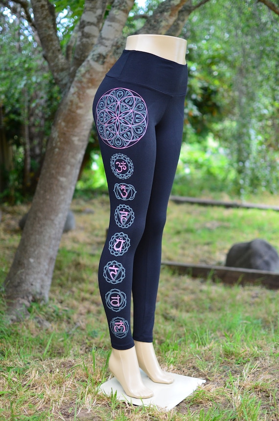 Seed of Life Chakra Fitness Leggings Sacred Geometry Clothing