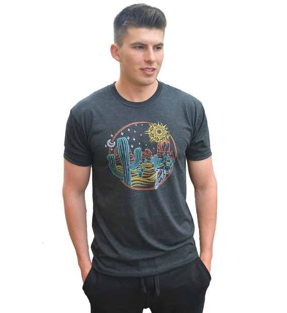 Sacred Geometry T-Shirt - Earth Sun And Moon T-Shirt Sacred Geometry T-Shirt - Earth Sun And Moon T-Shirt