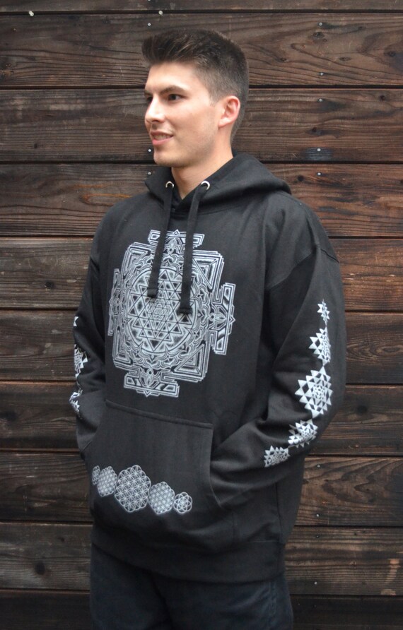 Bee Print Hoodie, Hoodies For Men, Men's Casual Graphic Design