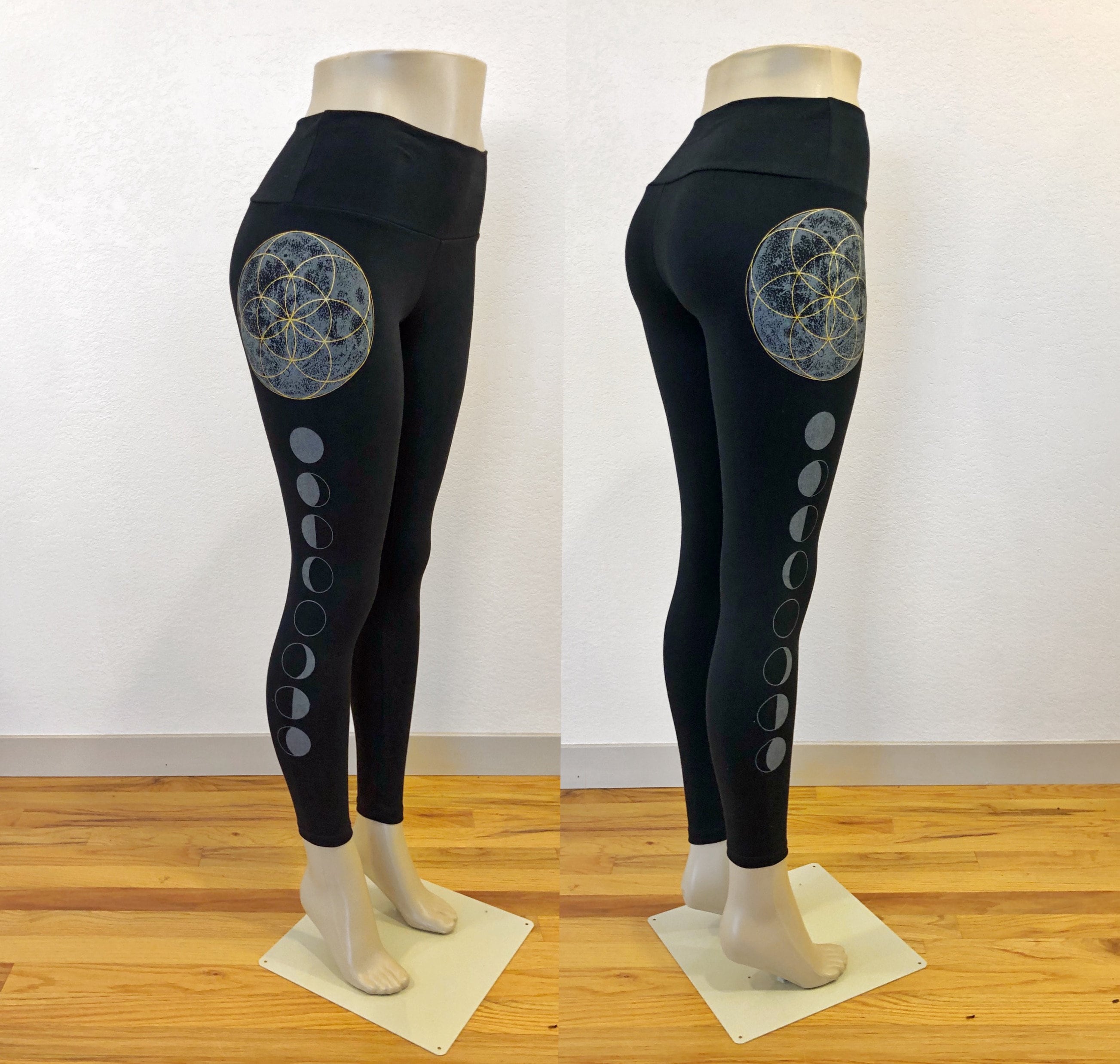 Moon Phase Fitness Leggings Glow 