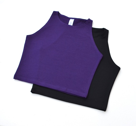 Dark purple vest top Clearance