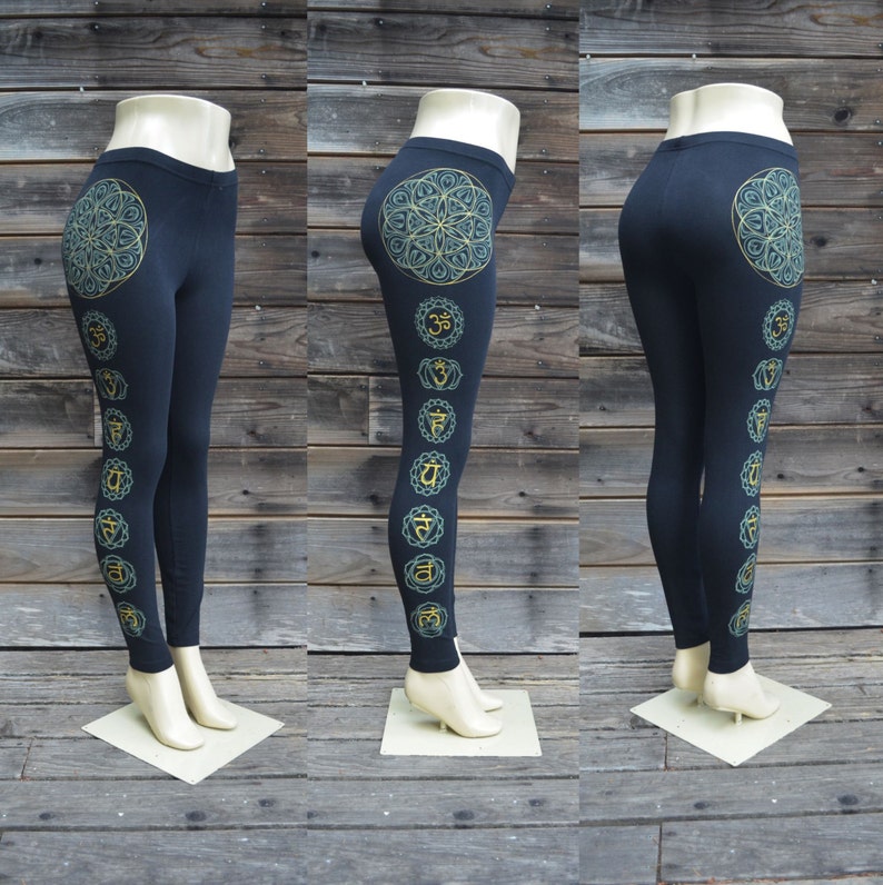 Seed of Life Chakra Leggings Sacred Geometry Clothing - Etsy