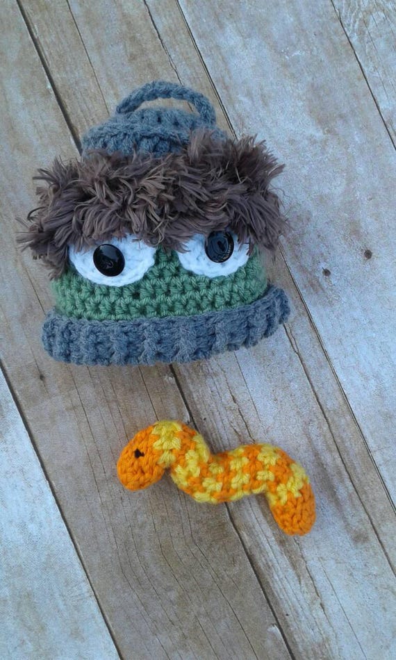 sesame street slimy worm plush