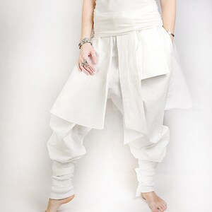 Hakama Pants White Japanese Style 