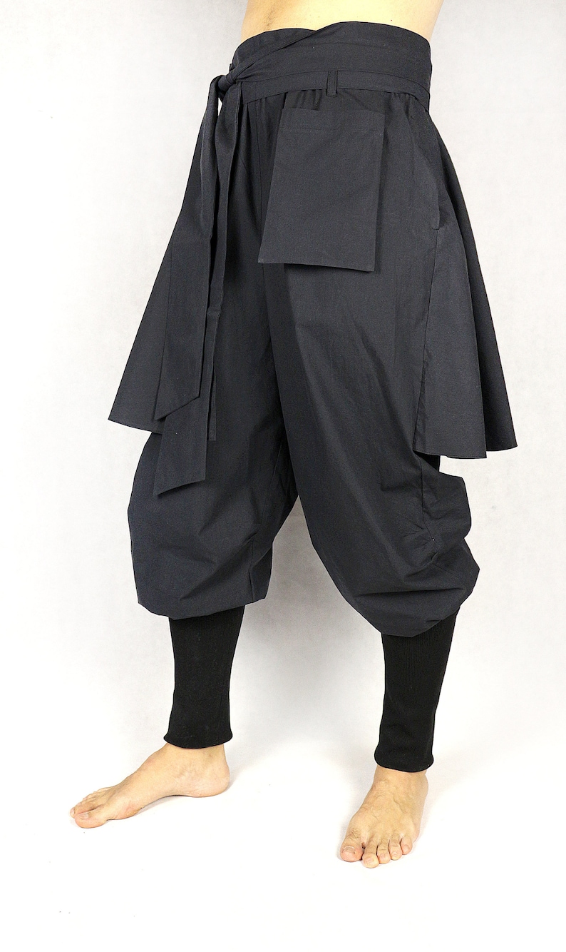 Hakama Pants With Removable Straps Japanese Style Samurai Etsy UK