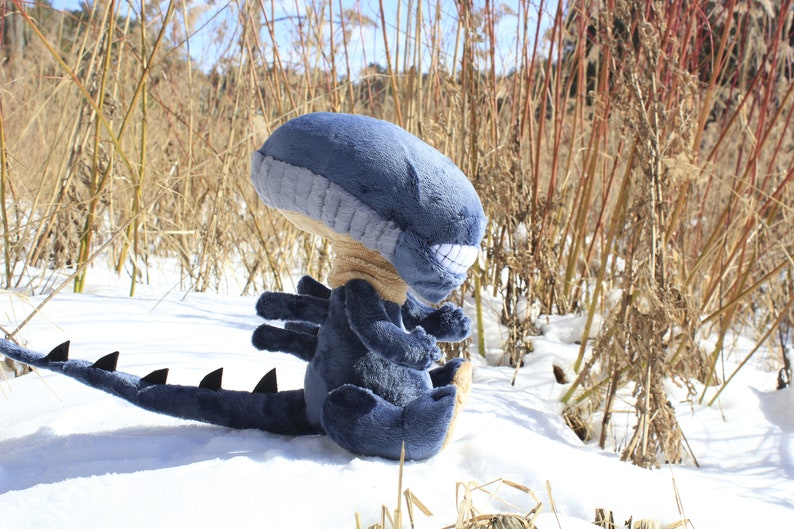 Teddy Alien Xenomorph plush toy | Etsy