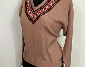 Um suéter PENDLETON de lã pura dos anos 70
