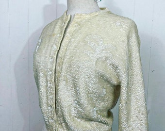 Luxurious 50s fully sequinned cardigan