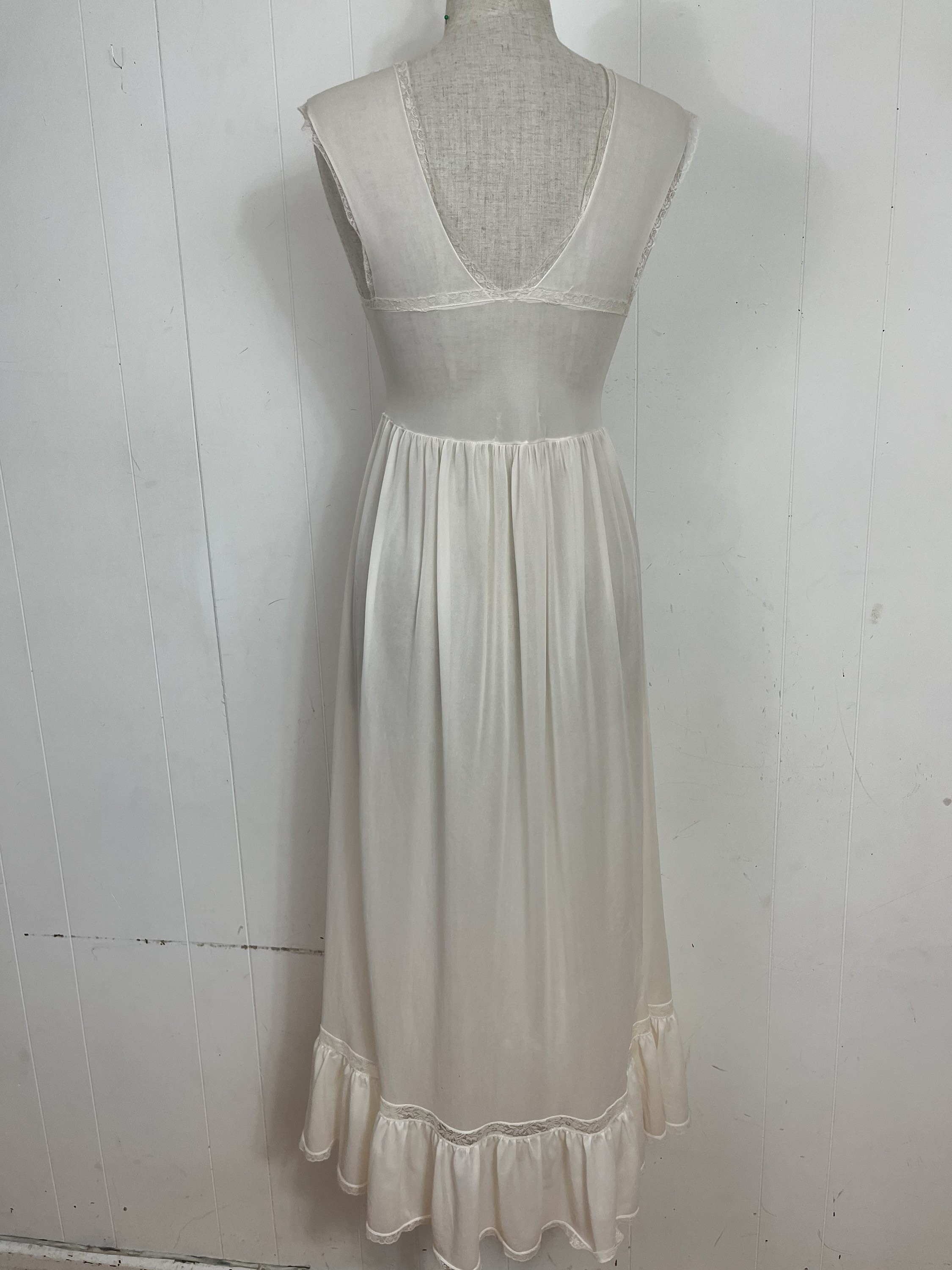 1940s Swiss Waist Full Skirt Slip Dress 2830/31 Waist Etsy