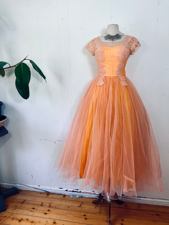 France Vintage Tulle Dress Deadstock.