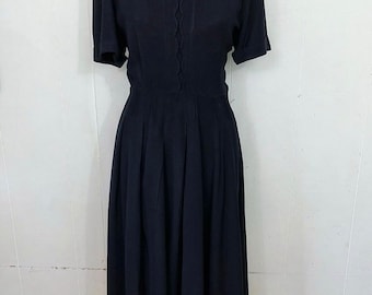 1940s beaded Leroy dress 30” up to 34” waist