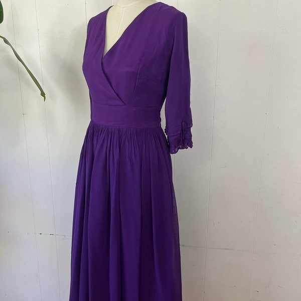 1960s Purple Dress - Etsy