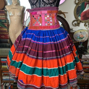 Incredible 1890 to 1910s hand embroidered hand made skirt