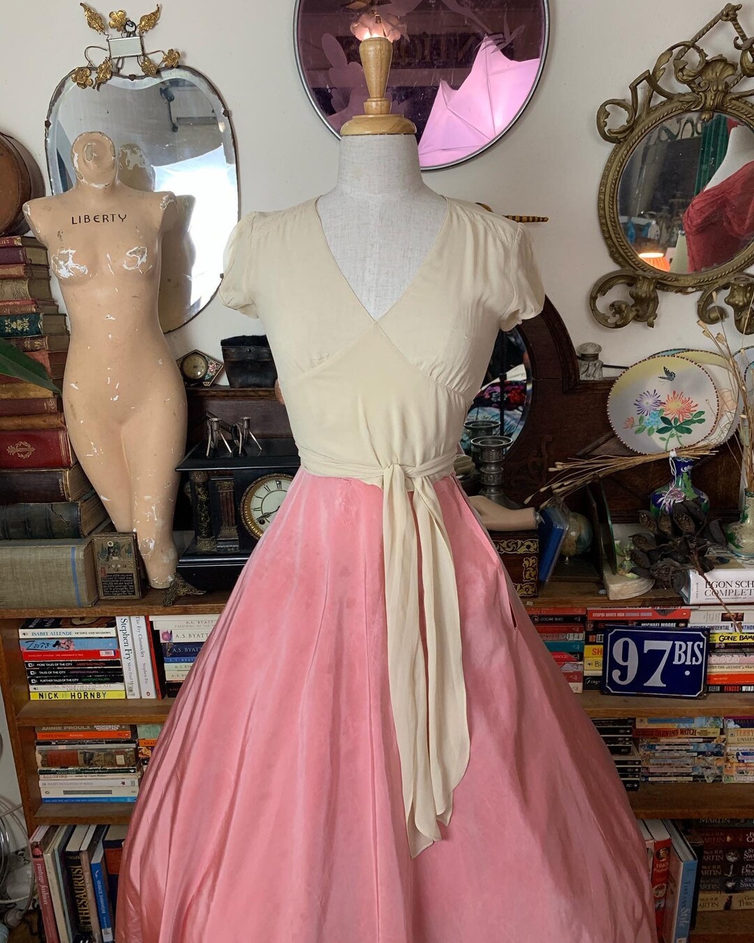 1930s Shining Peach Vermillion Skirt - Etsy