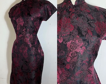 1960s M / L brocade Qipao Cheongsam