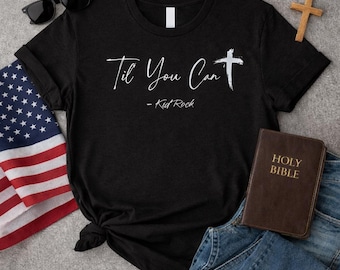 Til' You Can't Cross Kid Rock Plik cyfrowy png czarno-biały