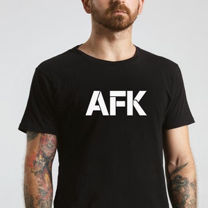 AFK Gamer Shirt - Gamer Gifts for Him - Gaming T-Shirt for Kids, Tweens, Teens, Adults - Video Game Shirt - Away from Keyboard Shirt