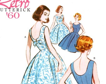 Butterick Ladies Easy Sewing Pattern 5748 Vintage Style Dresses 