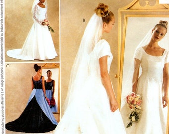 McCall/'s 4299 Alicyn Bridal Gown and Lace Jacket Pattern Choose Size