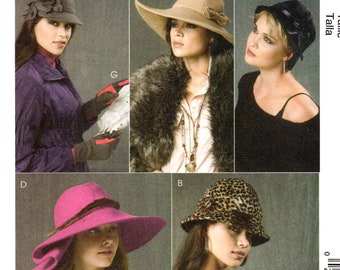 McCall's 6664 Five Lined Hats and Two Glove Styles Pattern