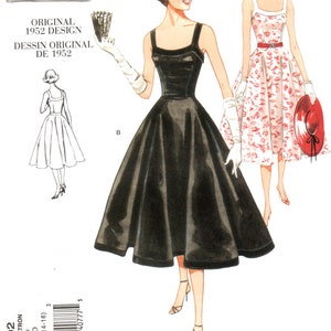 Vogue 2902 Vintage Model 1952 Design Dress Pattern Choose Size