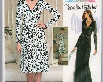 70s style wrap dress