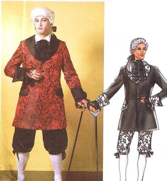 Colonial Aristocrat Costume For Men - Small Size - Fancy Vintage Outfit With Jacket & Pants - View #9