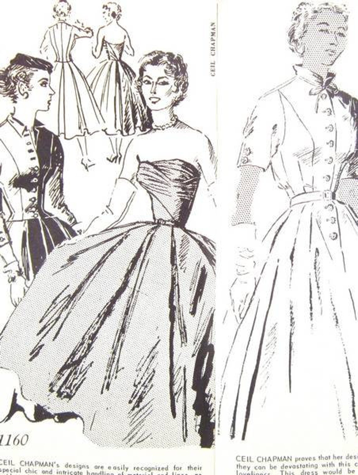 1950's Spadea Fashions Pattern Catalog Chapman Fogarty Etsy